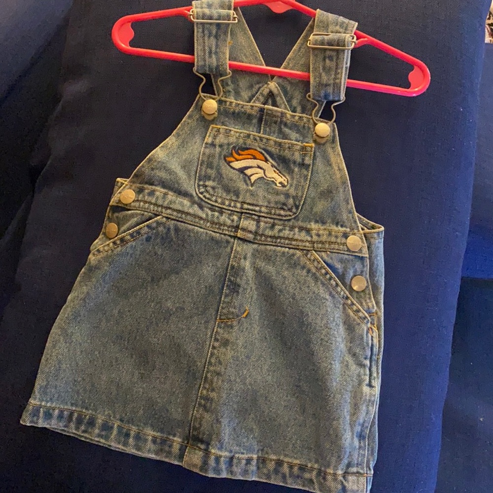 Broncos Jean Jumper Dress (12 month)